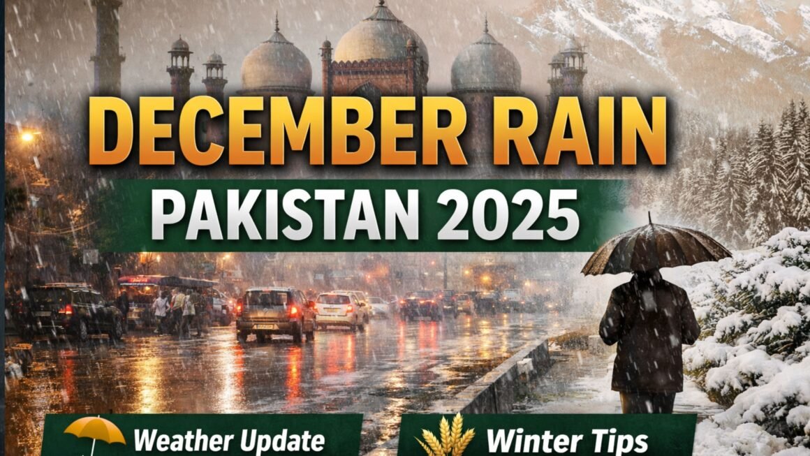 December Rain in Pakistan 2025: When Will It Start and What to Expect
