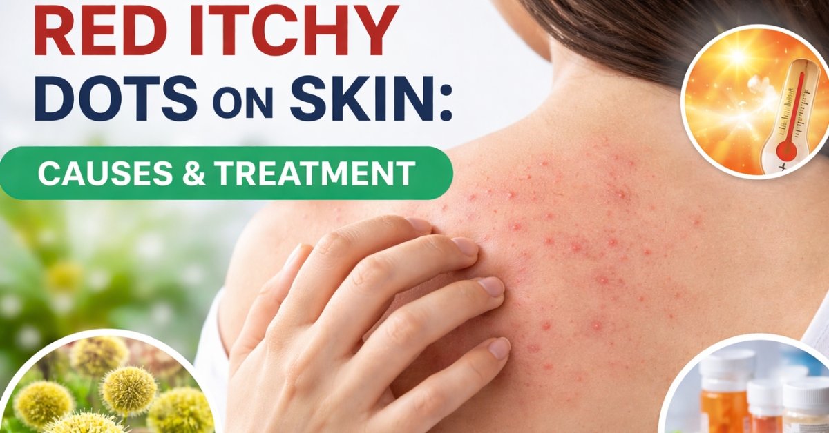 Red Itchy Dots on Skin: Causes, Treatment, Prevention, and Complete Guide