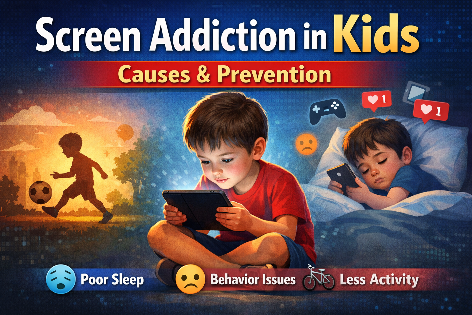 Screen Addiction in Kids: Causes, Effects, and Prevention Guide