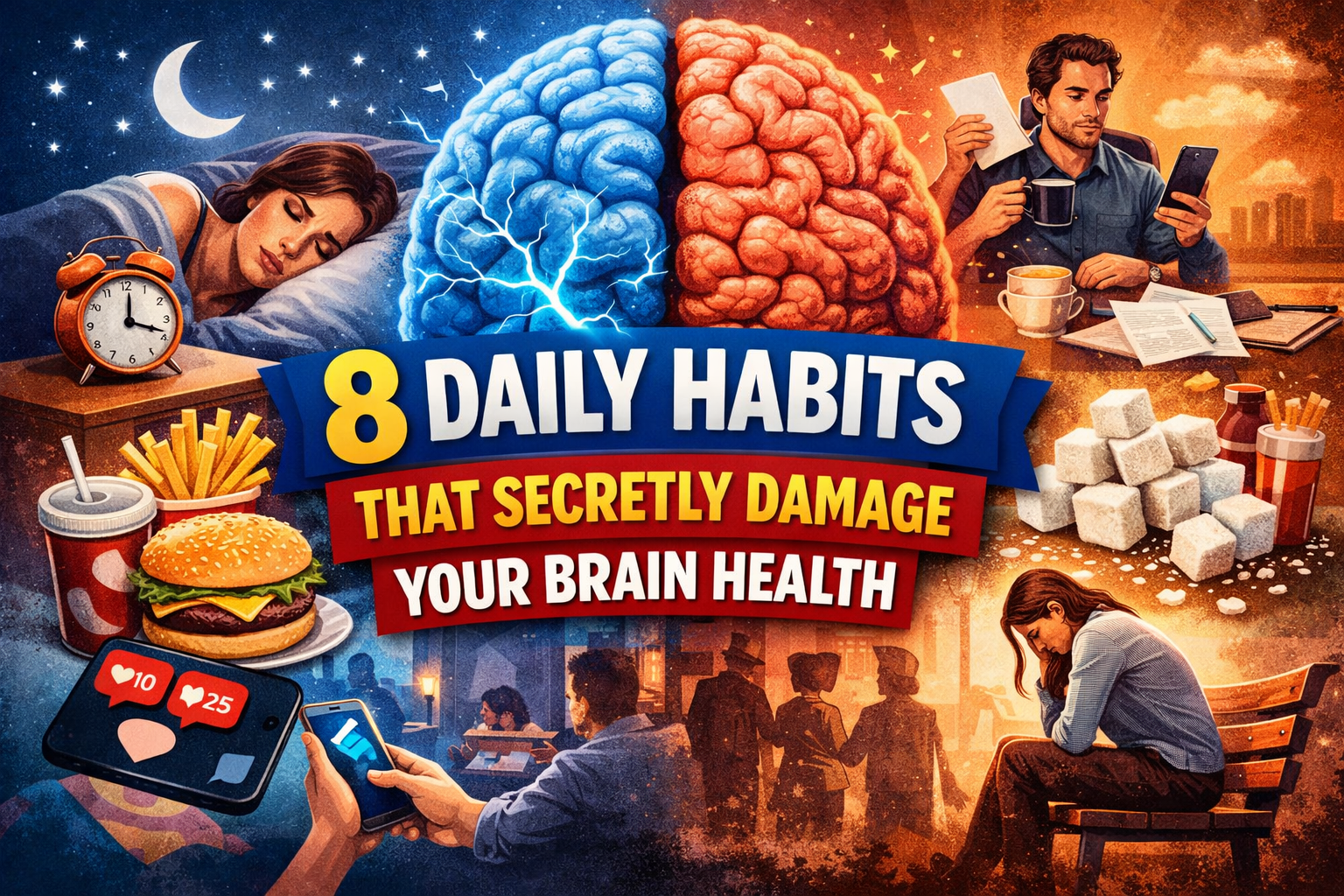 8 Daily Habits That Secretly Damage Your Brain Health