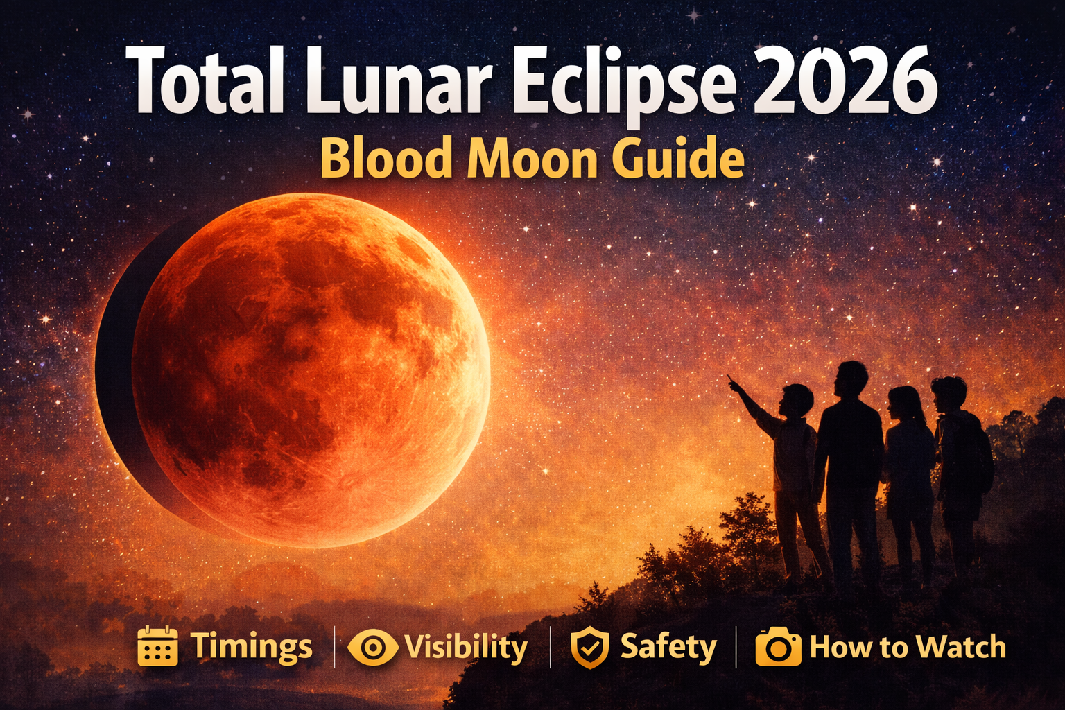 Total Lunar Eclipse 2026: Meaning, Timings, Visibility and Complete Guide to the Blood Moon