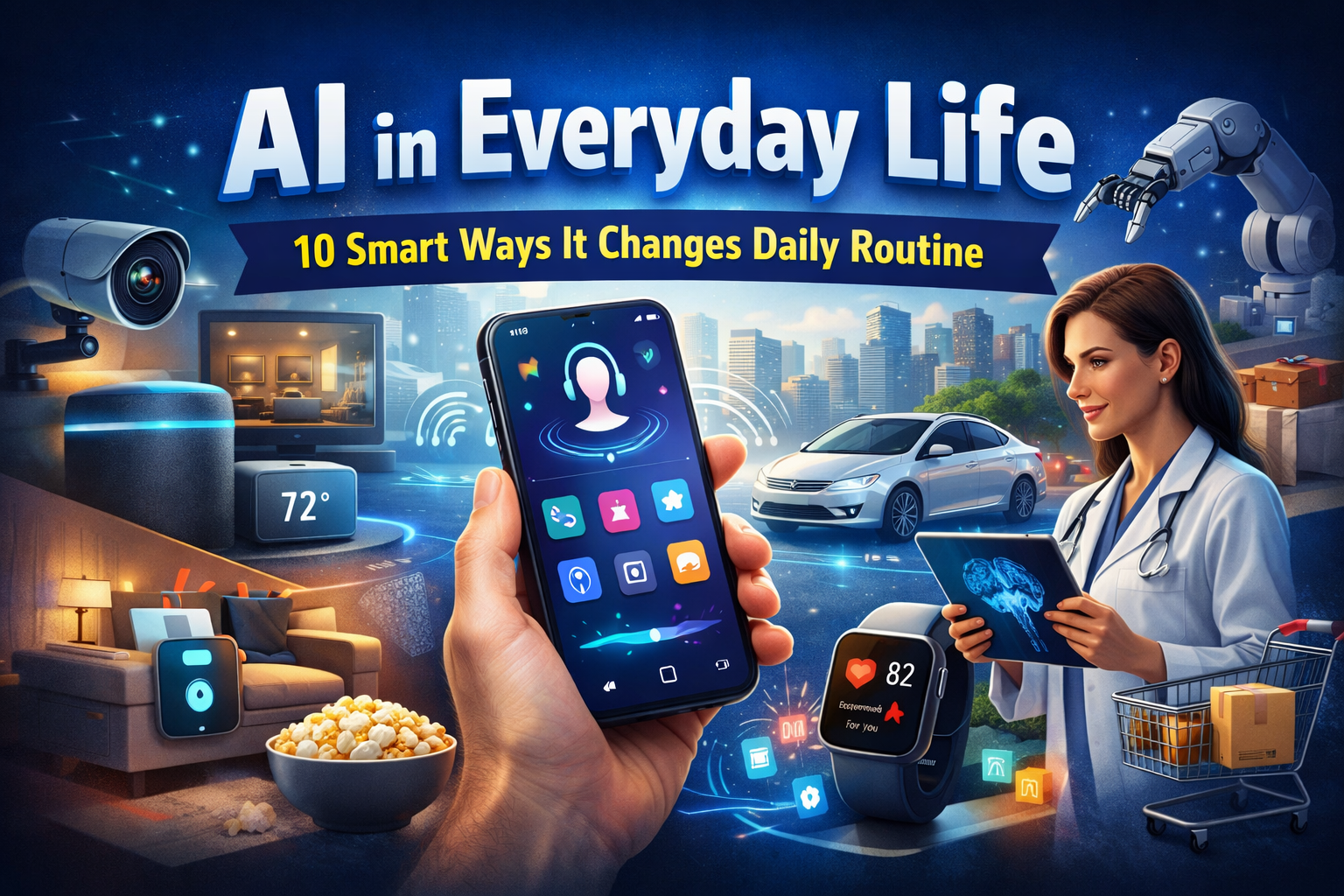 AI in Everyday Life: 10 Ways Artificial Intelligence Is Changing Our Daily Routine